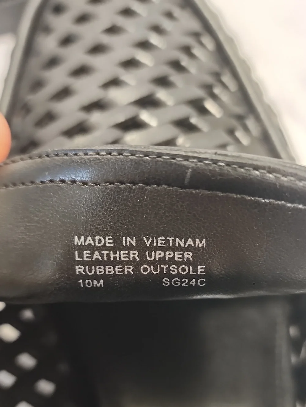 Michael Kors Eden Loafer Black Woven Leather Shoes